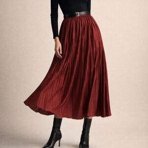 Zara TedPleated Midi Skirt